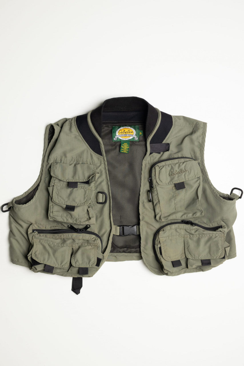 Green Cabela's Fishing Vest