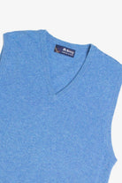 Blue Wool Vest