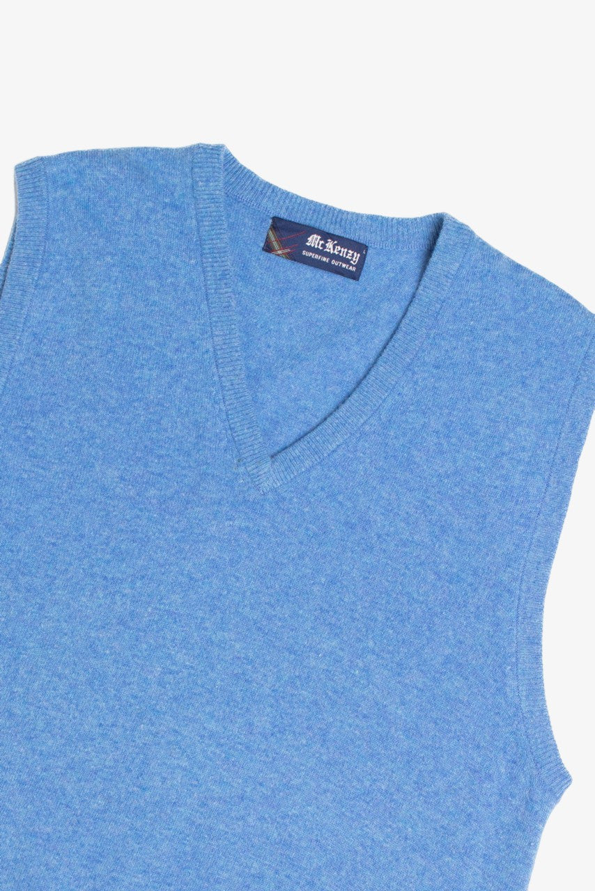 Blue Wool Vest