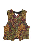 Vintage On The Verge Floral Vest (1990s) 511