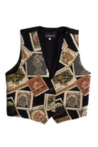 Vintage Conterio Stamp Vest (1980s) 514