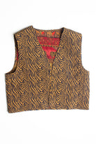 Vintage Reversible Zebra Vest (2000s)