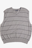 Gray Striped Vest 582