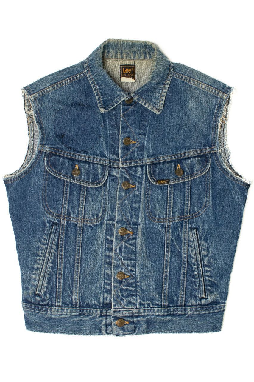 Vintage Lee Cut Off Denim Vest 601