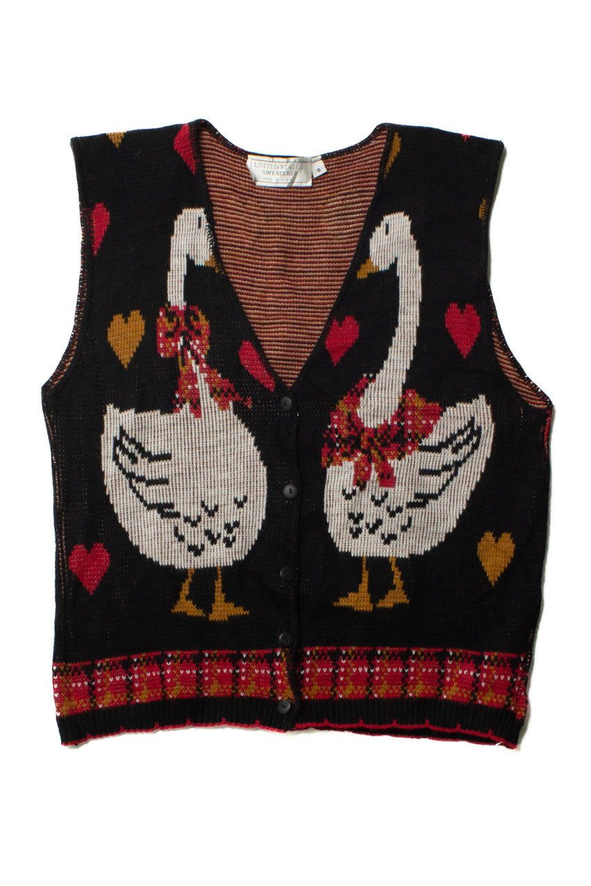 Vintage Goose Lovers Sweater Vest (1990s)