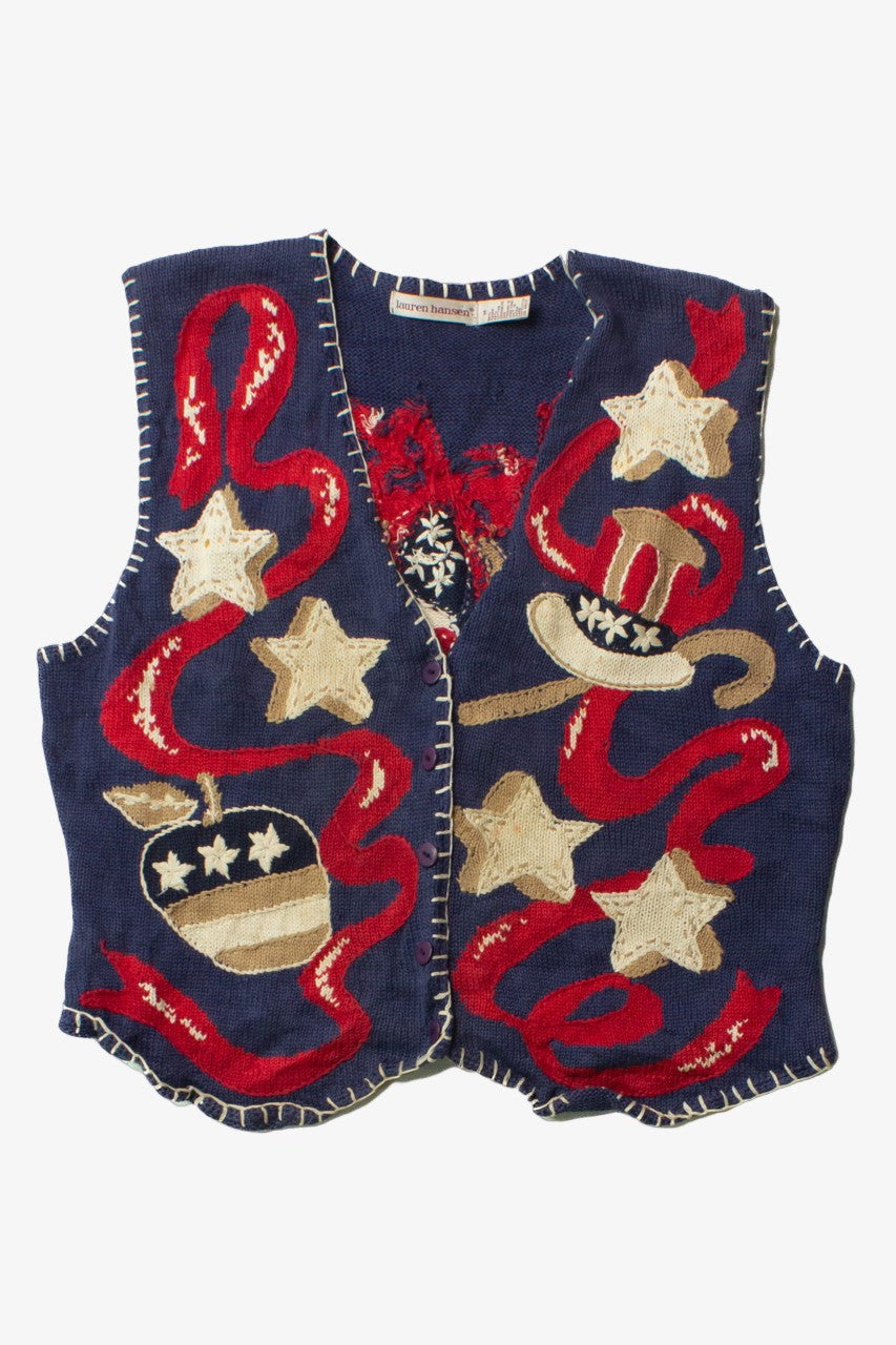 Vintage Lauren Hansen USA Sweater Vest (1990s)