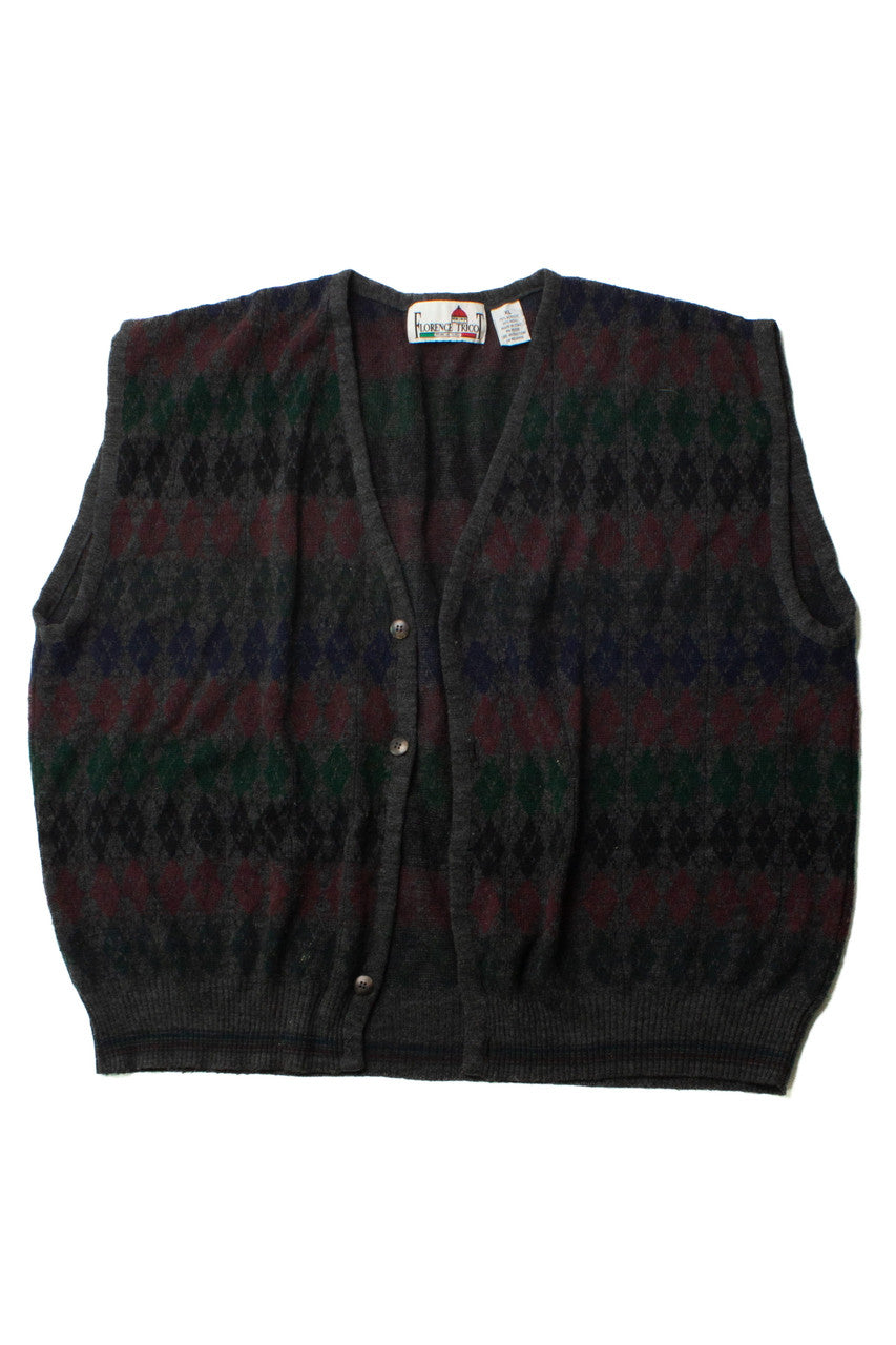 Vintage Florence Tricot Sweater Vest (1990s)