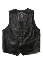 Vintage AVC Leather Vest (1990s)