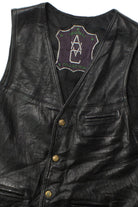 Vintage AVC Leather Vest (1990s)