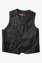 Vintage Highway Hawks Leather Vest (1990s)