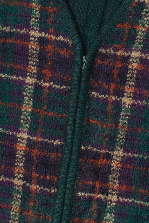 Vintage Karen Scott Petites Plaid Sweater Vest
