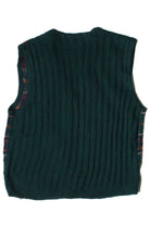 Vintage Karen Scott Petites Plaid Sweater Vest