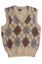 Vintage Scotland Yard Argyle Vest (1980s)