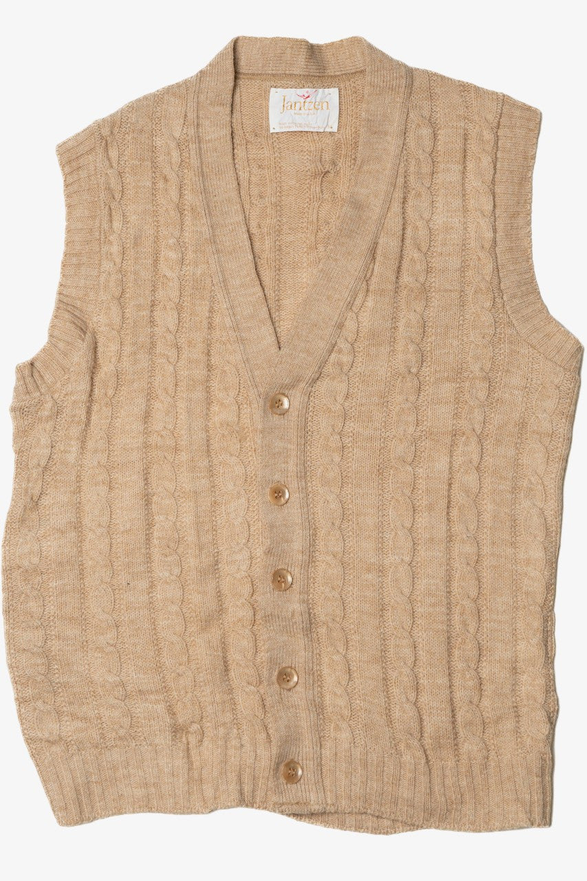 Vintage Cable Knit Jantzen Vest