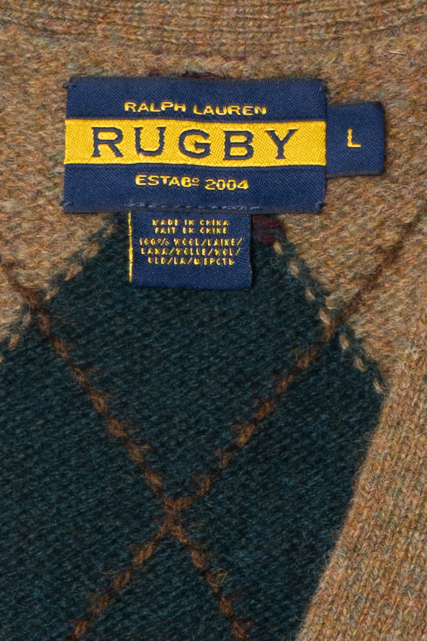 Vintage Argyle Ralph Lauren Rugby Vest