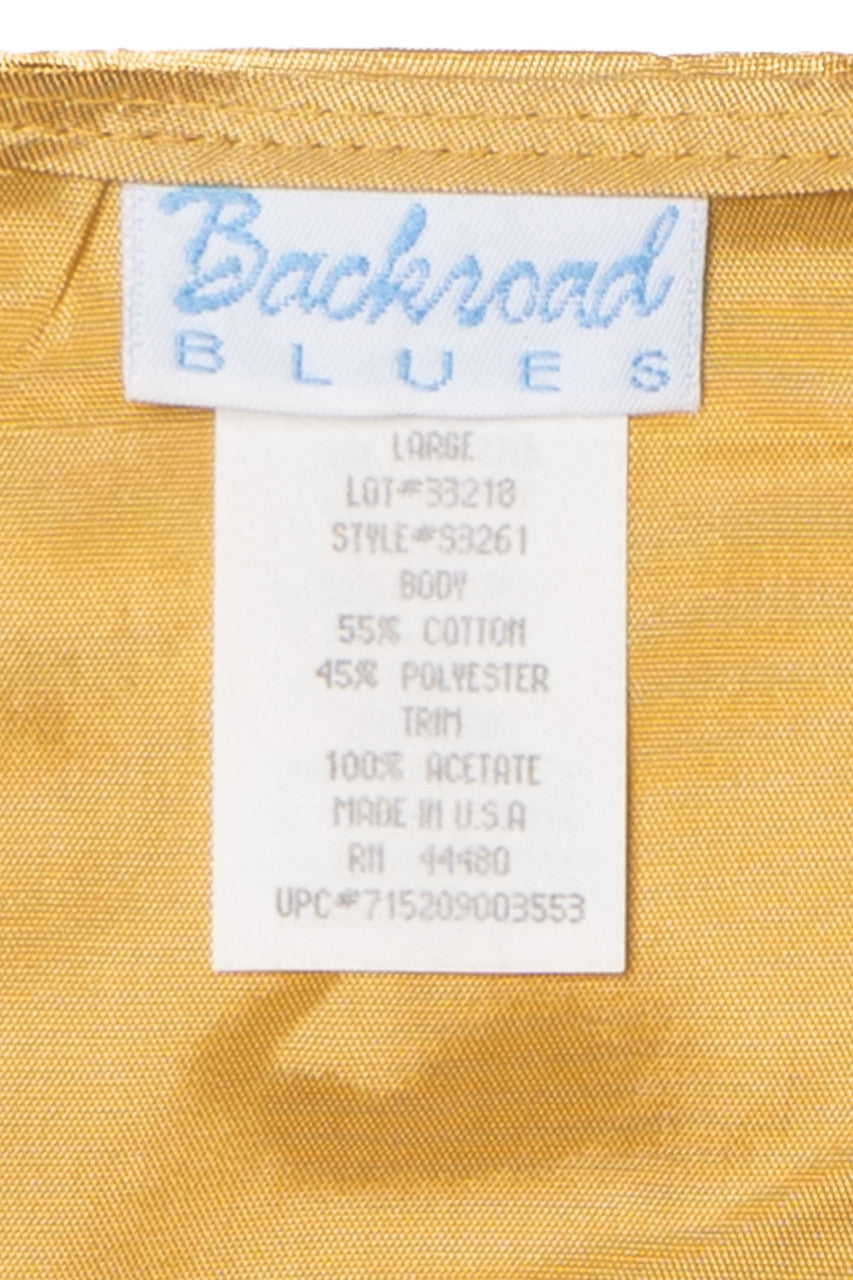 Vintage Masquerade Backroad Blues Denim Vest