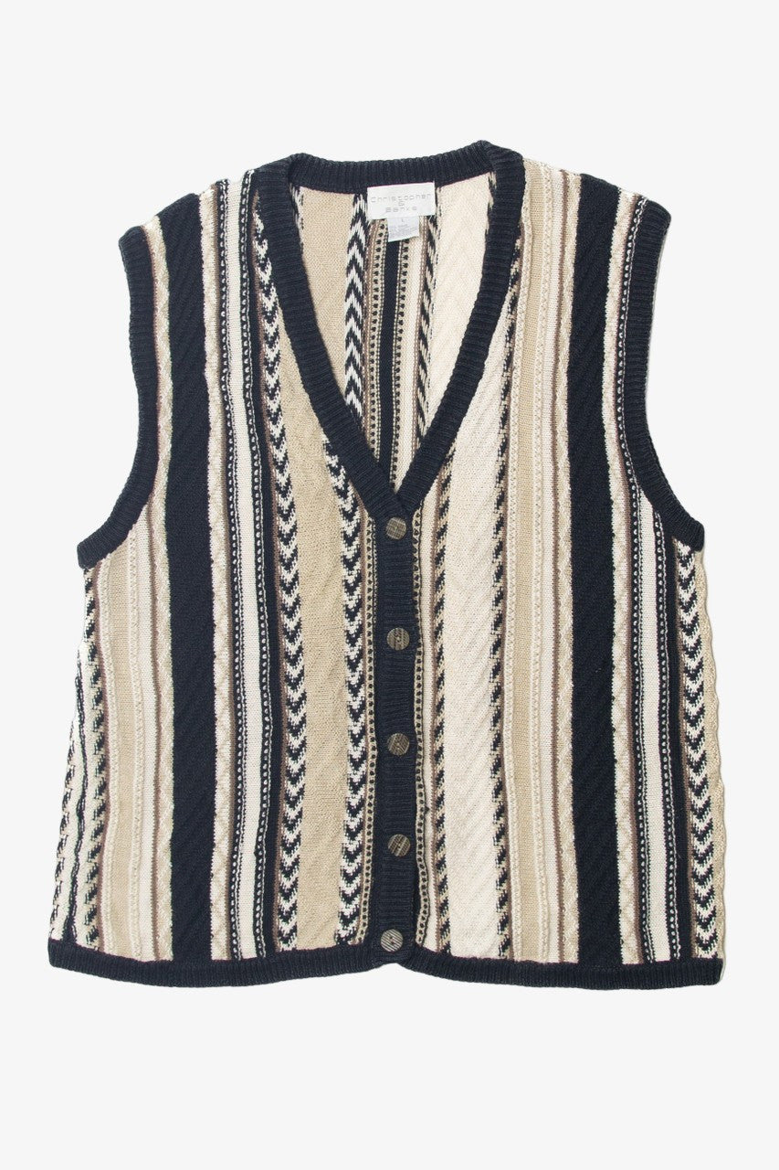 Stripped Christopher & Banks Vest