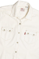 Vintage Levi's Dry Goods Pearl Snap Buttons Lightweight Denim Top (1990s)