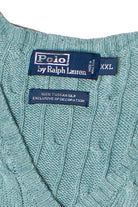 Vintage Polo By Ralph Lauren Cable Knit Sweater Vest (1990s)