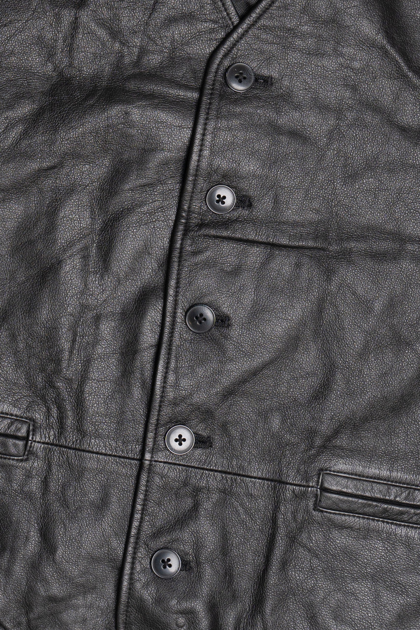 Vintage Roundtree & Yorke Leather Vest (1990s)