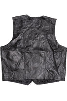 Vintage Patchwork South West Territory Leather Vest (1990s)