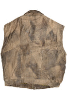 Vintage Leather Puffer Vest (1980s) 681