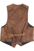 Vintage Off Road Travel Leather Vest (1980s)