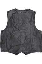 Vintage Red Ranch Leather Vest (1990s)