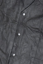 Vintage Red Ranch Leather Vest (1990s)