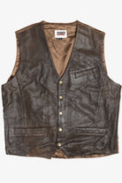Vintage Chief Apparel Leather Vest (1990s)