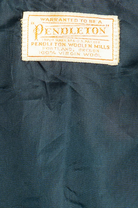 Vintage Pendleton Plaid Wool Vest (1980s)