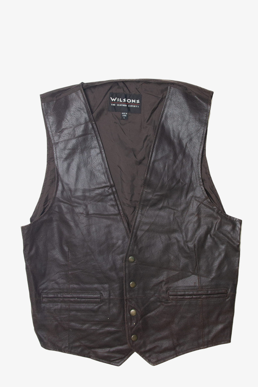 Vintage Wilsons Leather Vest (1990s)
