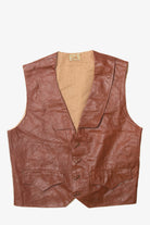 Vintage The Boss Leather Vest (1970s)