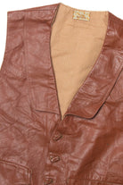 Vintage The Boss Leather Vest (1970s)