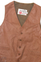 Vintage Sears Leather Work Vest (1990s)