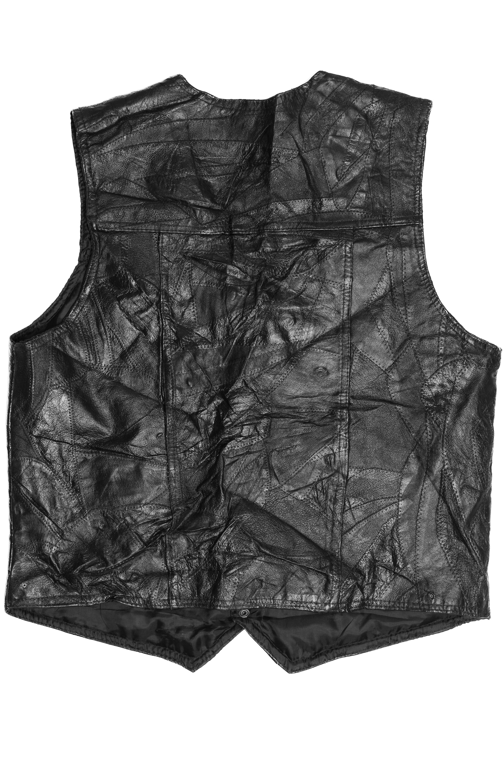 Vintage Italian Stone Design Navarre Leather Company Vest