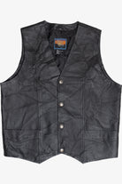 Vintage Cripple Creek Leather Vest (1990s)