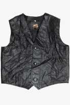 Vintage El Venadito Leather Vest (1990s)