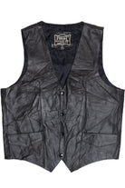 Vintage First Genuine Leather Vest (1990s)