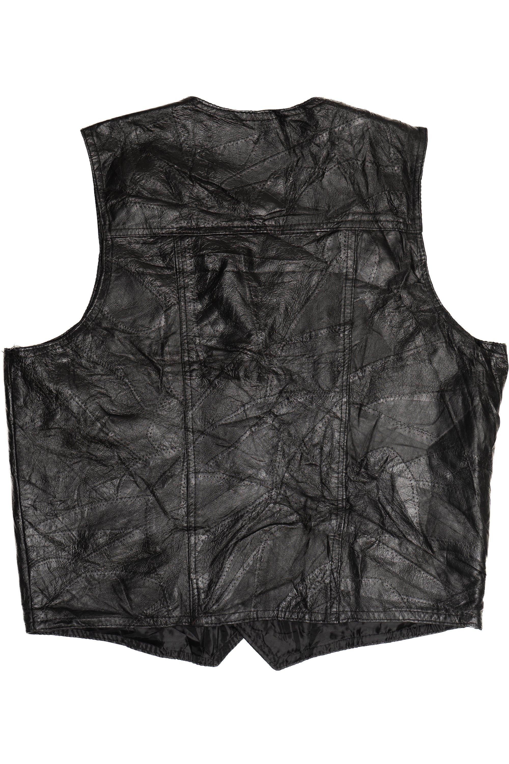 Vintage Navarre Leather Company Genuine Leather Vest (1990s)