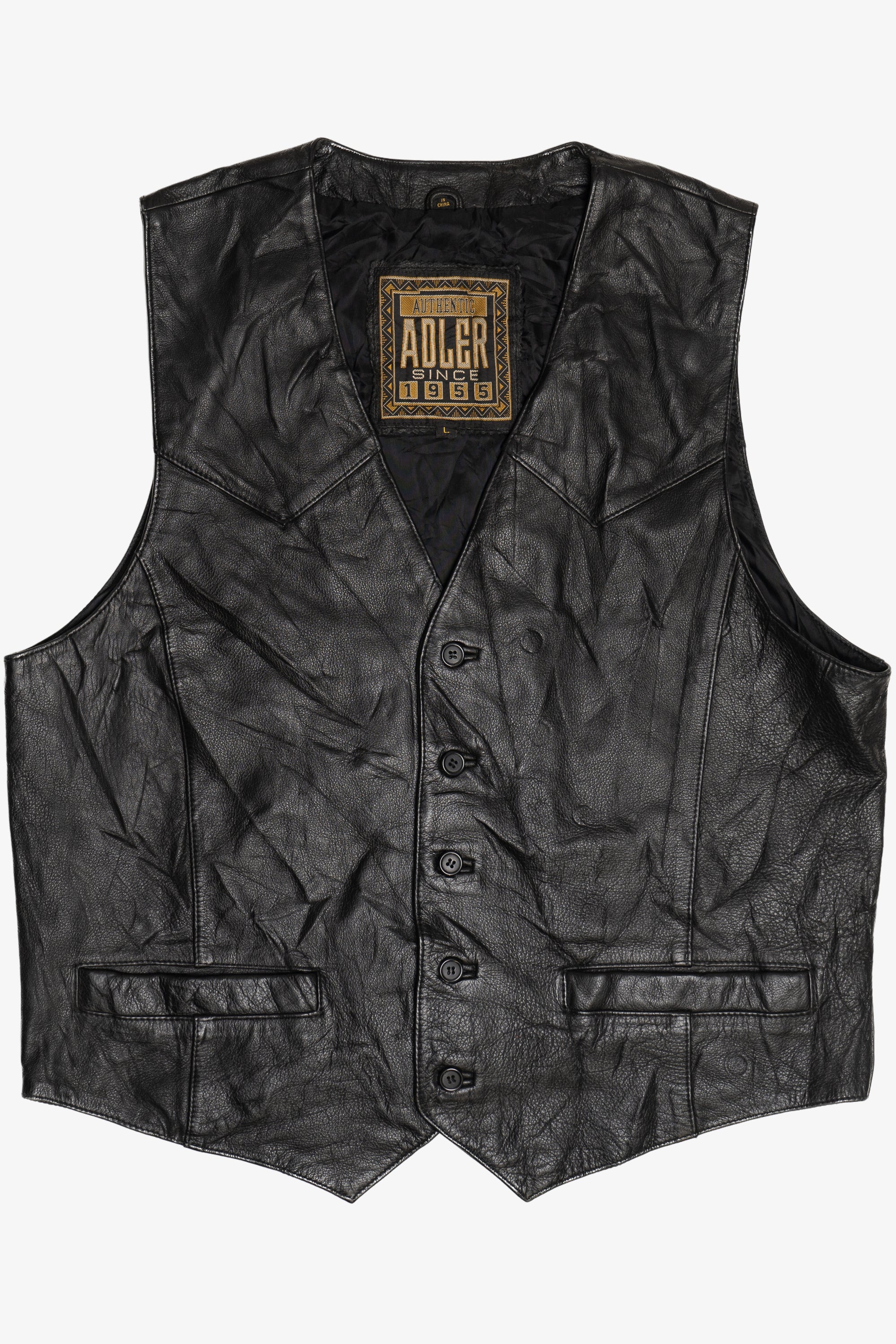 Vintage Adler Leather Vest (199)