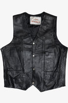 Vintage Crossroads Leather Vest (1990s)