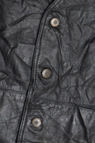 Vintage Pelle Sport Acetate Back Leather Vest (1990s)