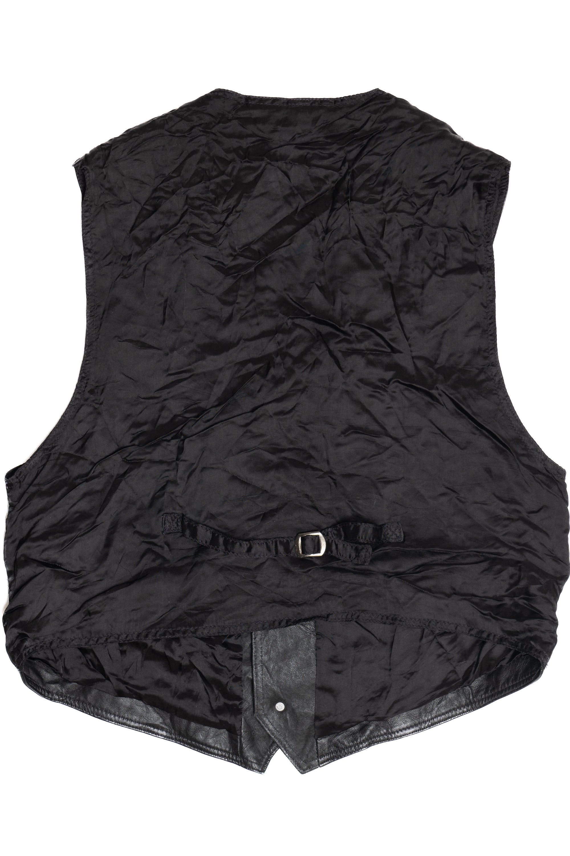 Vintage Pelle Sport Acetate Back Leather Vest (1990s)