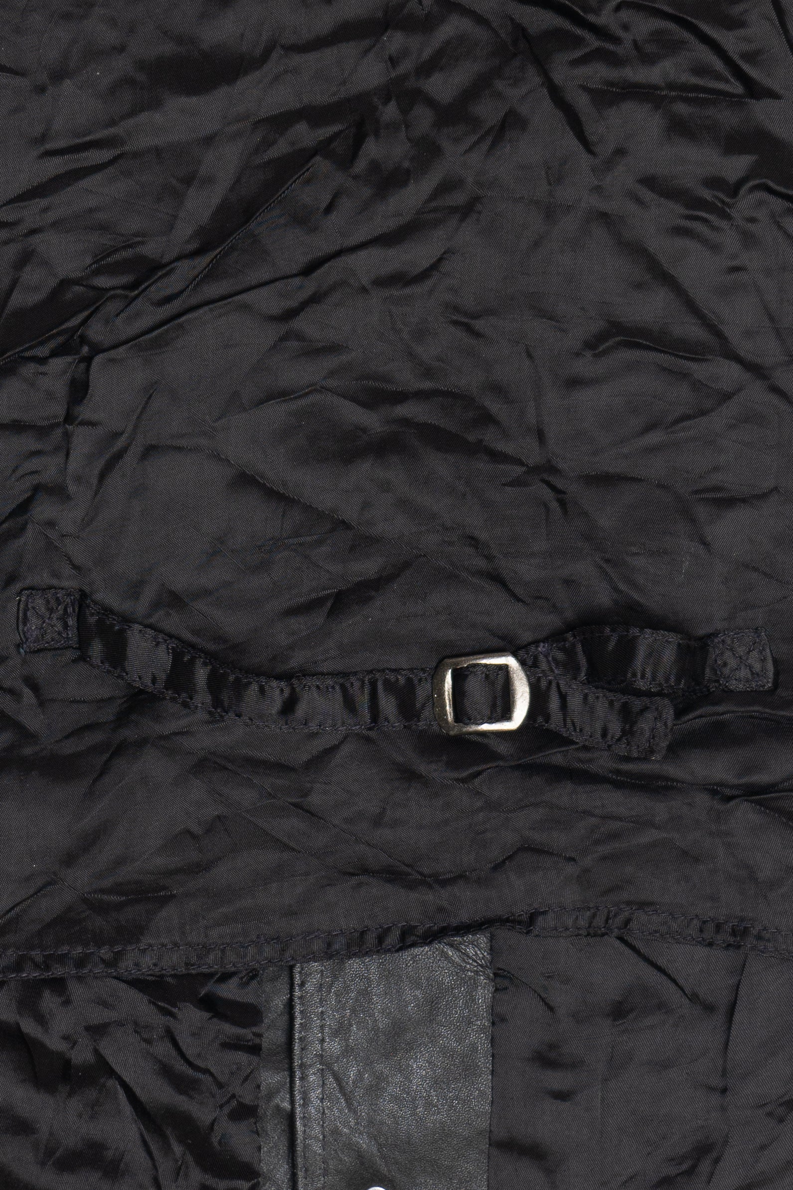 Vintage Pelle Sport Acetate Back Leather Vest (1990s)