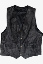 Vintage Leather Vest (1990s)