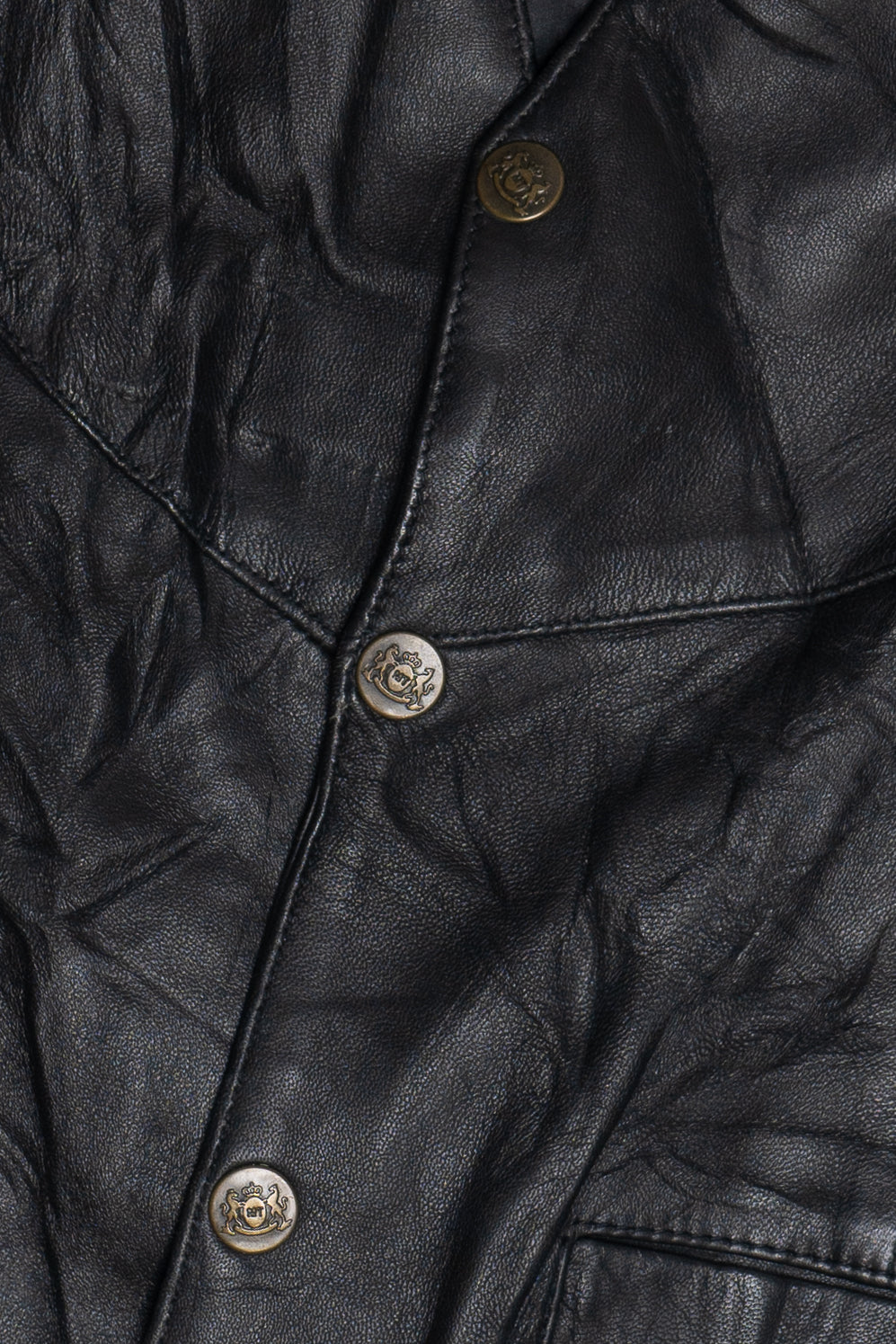 Vintage Leather Vest (1990s)