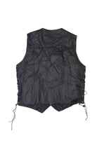 Vintage 3s Side Laced Leather Vest (1990s)