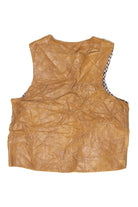Vintage Patchwork Genuine Leather Vest (1970s)