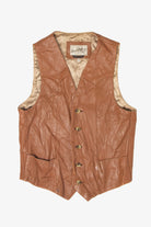 Vintage Beau-Geste Leather Vest (1980s)